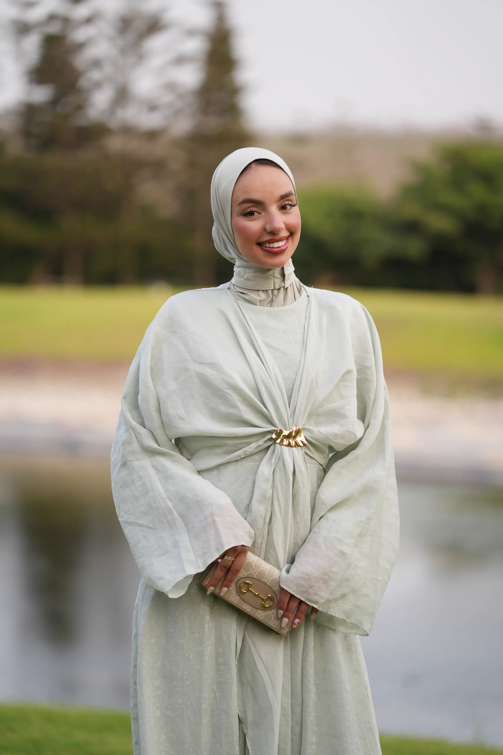 Pistachio Dress, tenue de henné vert pistache