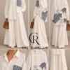 Élégance Equestre Céléria – ensemble chemise imprimée et pantalon large, planche de photos
