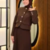 Royal Set CÉLÉRIA, coloris chocolat, porté en boutique