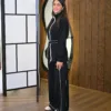 Livia Survêtement couleur noir porté par le mannequin, boutique CÉLÉRIA Casablanca